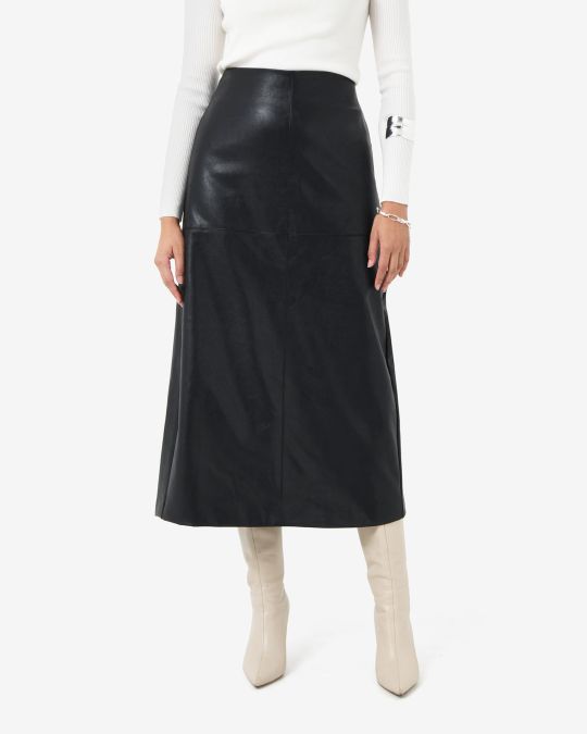 Giselle Panel Pu Skirt