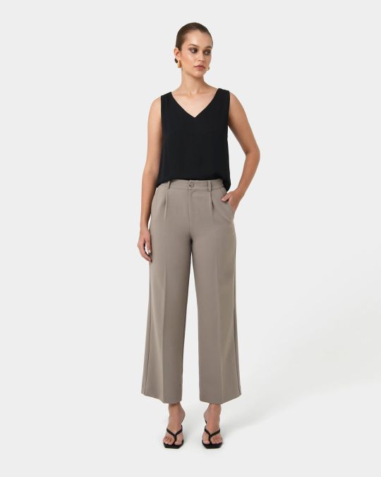 Blair V-neck Crop Top
