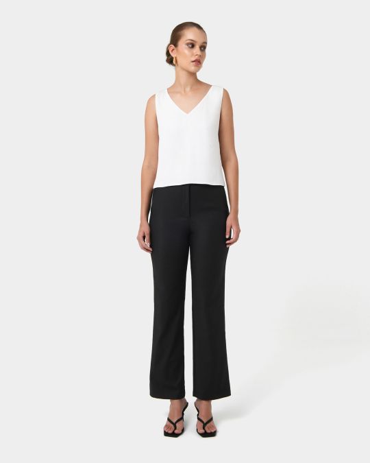 Blair V-neck Crop Top