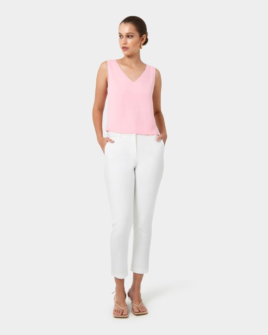 Blair V-neck Crop Top