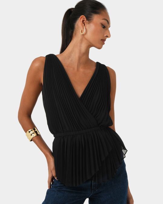 Arina Pleated Top