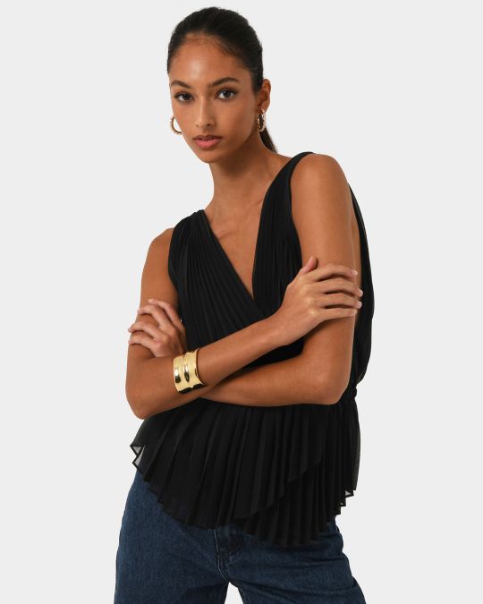 Arina Pleated Top