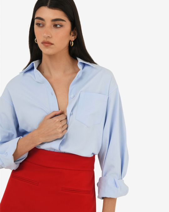 Chicago Oversized Cotton Shirt