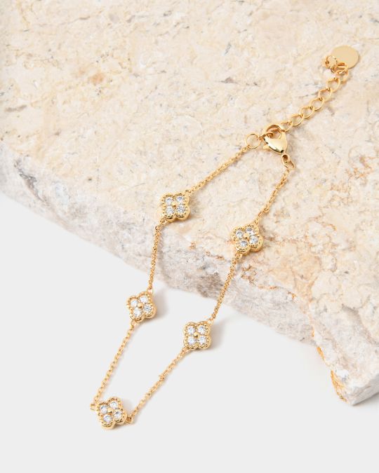 Amora 16k Gold Plated Bracelet