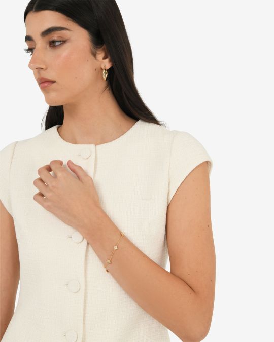 Amora 16k Gold Plated Bracelet