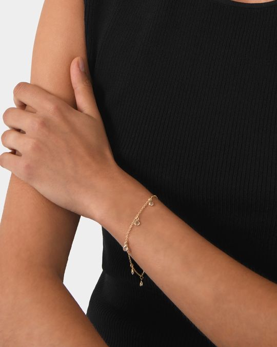 Esme 16k Gold Plated Bracelet