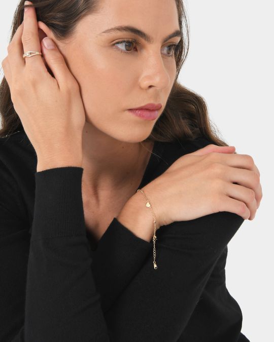 Celia 16k Gold Plated Bracelet