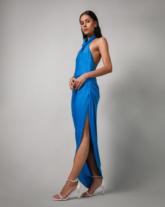 Sydney Backless Draped Dress