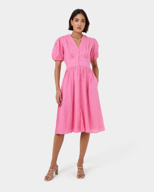 Fernanda Linen Dress