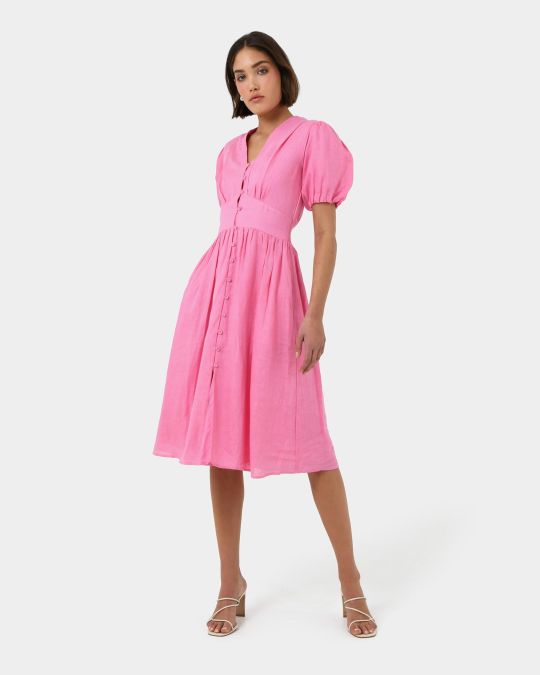 Fernanda Linen Dress
