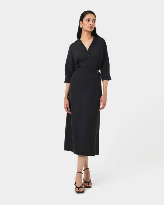 Betty Wrap Tie Dress