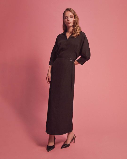 Betty Wrap Tie Dress