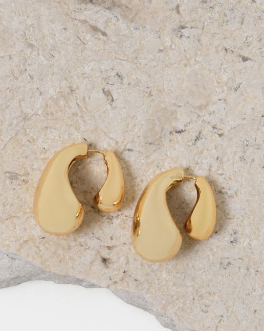 Gia Gold Bubble Earrings