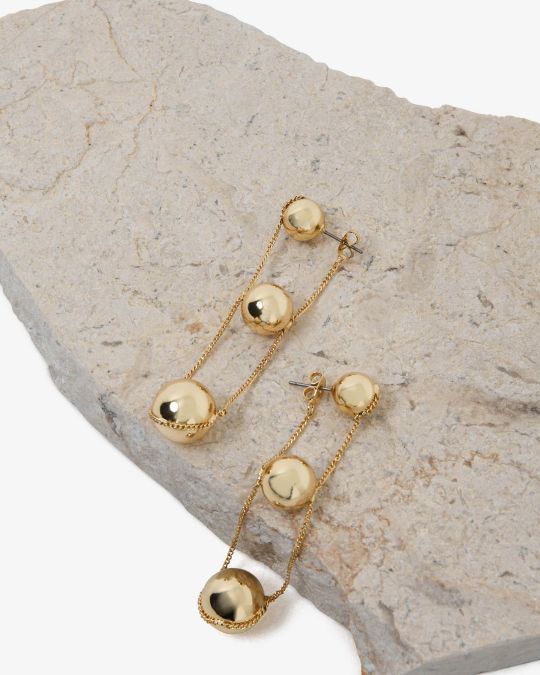 Eva Gold Drop Earrings