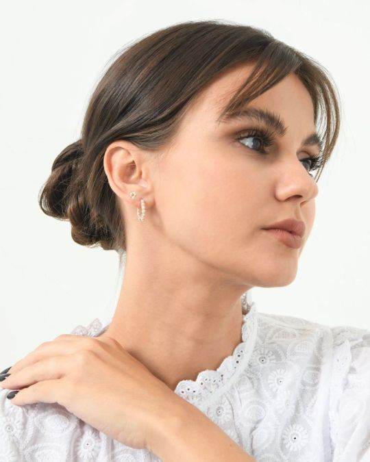 Linda 16k Gold 2pc Earring