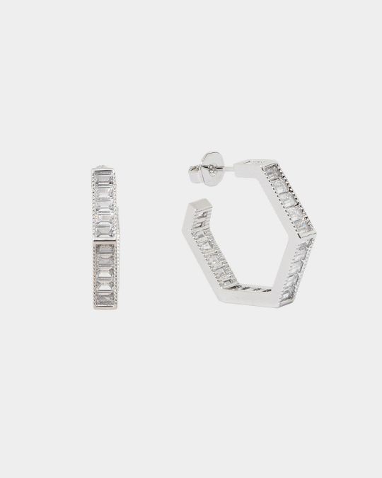 Tiara Sterling Silver Earrings