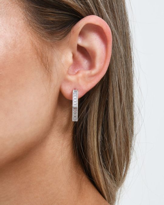 Tiara Sterling Silver Earrings
