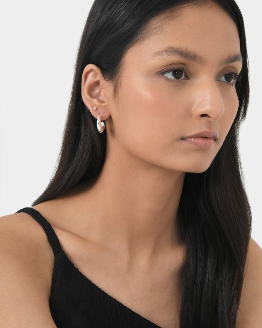 Sahana Silver Earrings