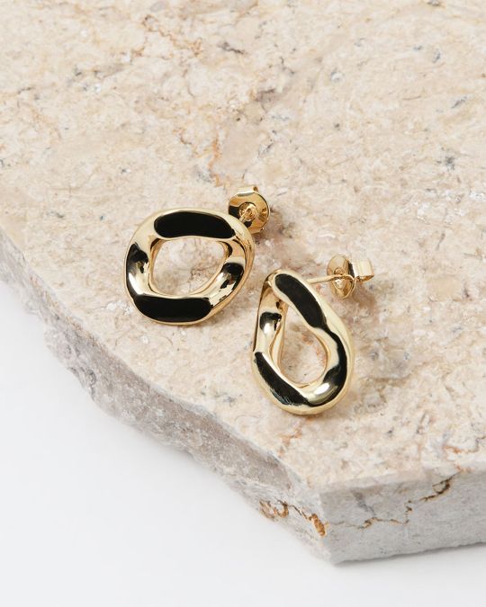 Paula 16k Gold Plated Earrings