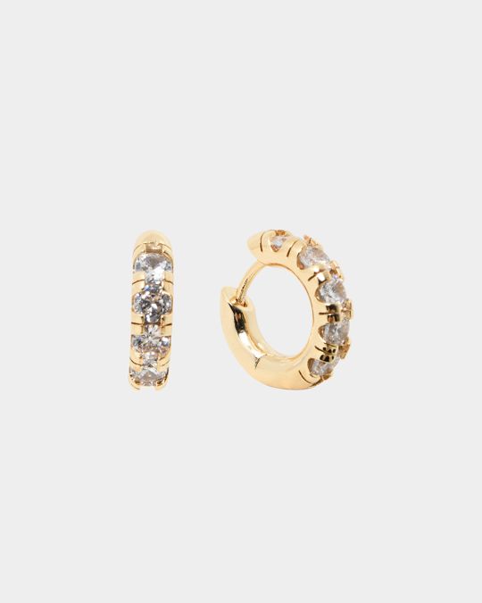 Gemma 16k Gold Plated Earrings