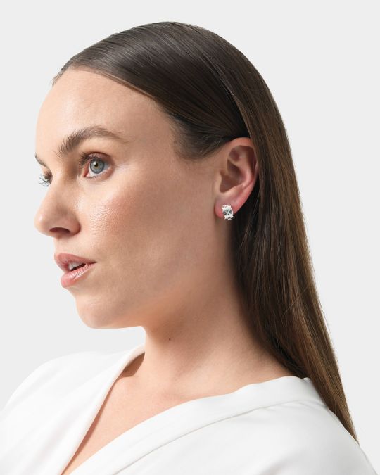 Calla Silver Plated Earring