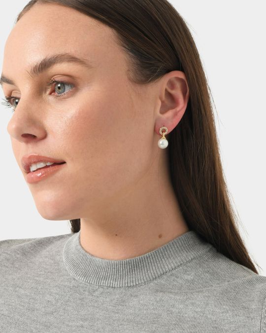 Yvonne 16k Gold Plated Earring