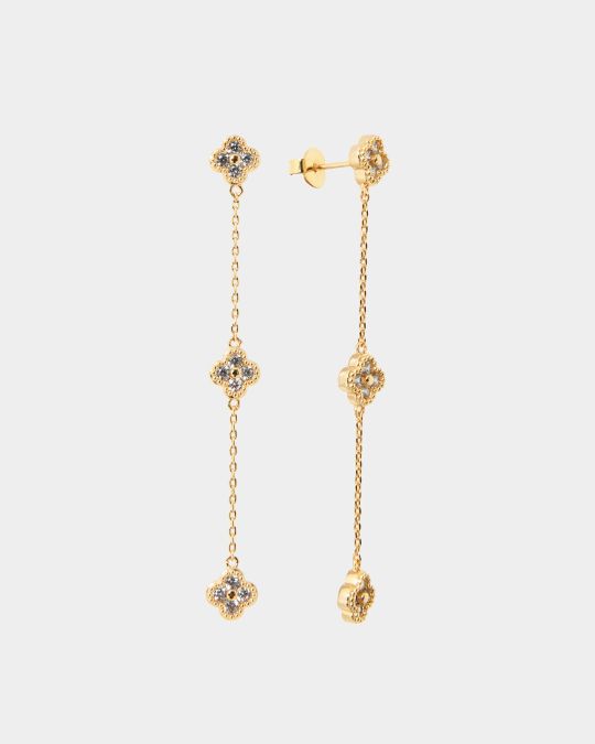 Amora 16k Gold Plated Earrings