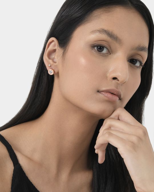 Miliana Rose Gold Earrings