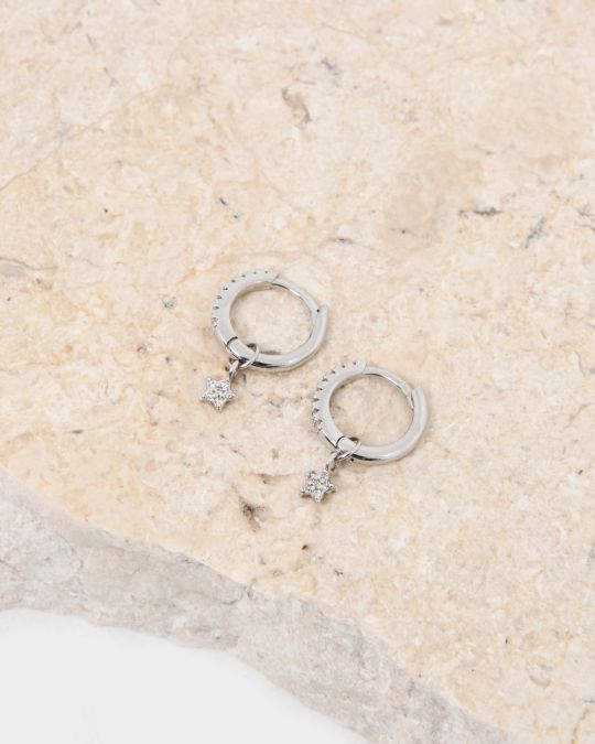 Colette Silver 2 Way Earrings