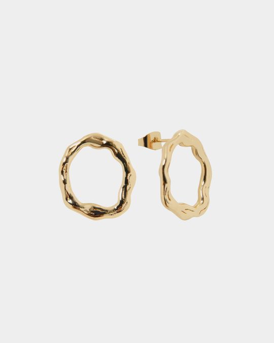 Meera 16k Gold Plated Earrings