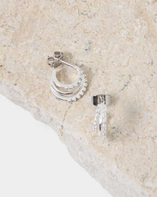 Viviana Silver Earrings