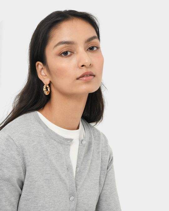 Elle 16k Gold Plated Earrings