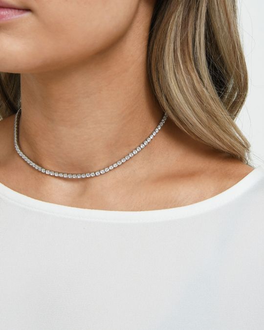 Katerina Silver Necklace