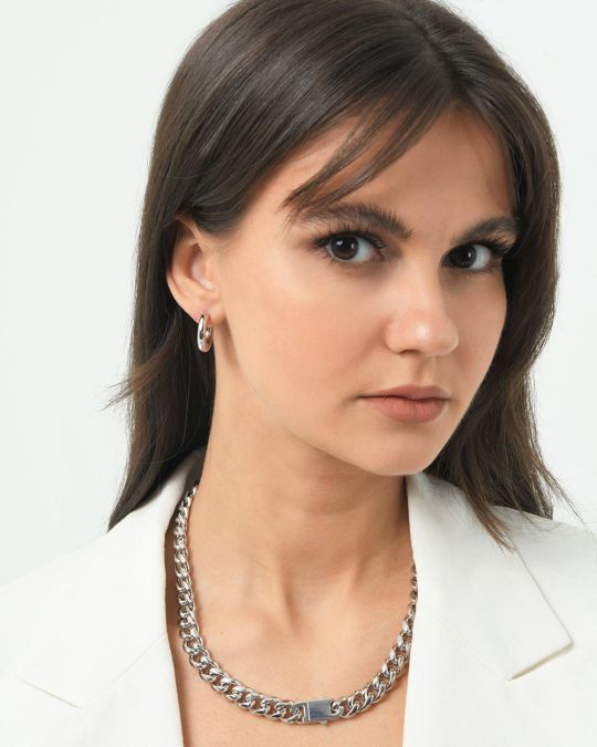 Lindsay Silver Necklace