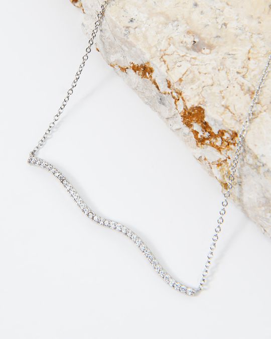 Kaylee Silver Necklace