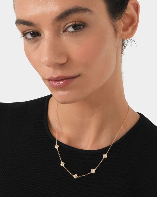 Amora 16k Gold Plated Necklace
