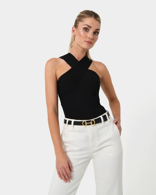 Kelly Leather Reversible Belt