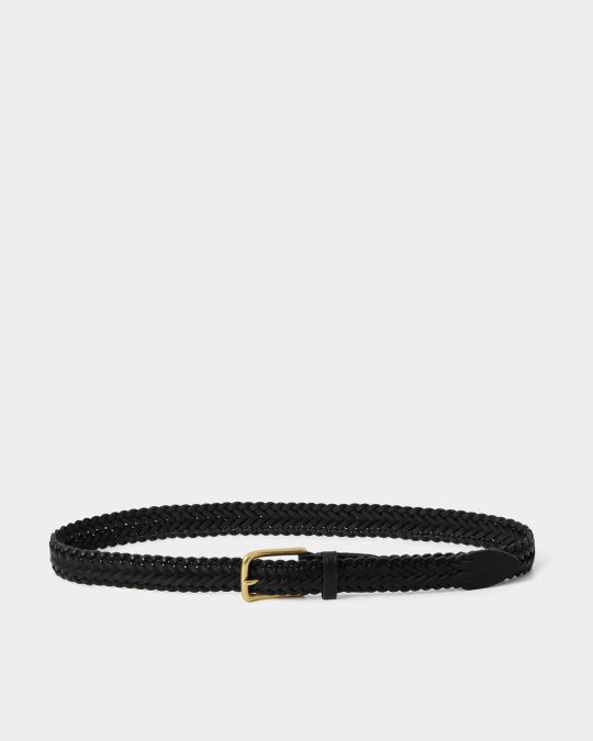 Alexandra Woven Leather Belt