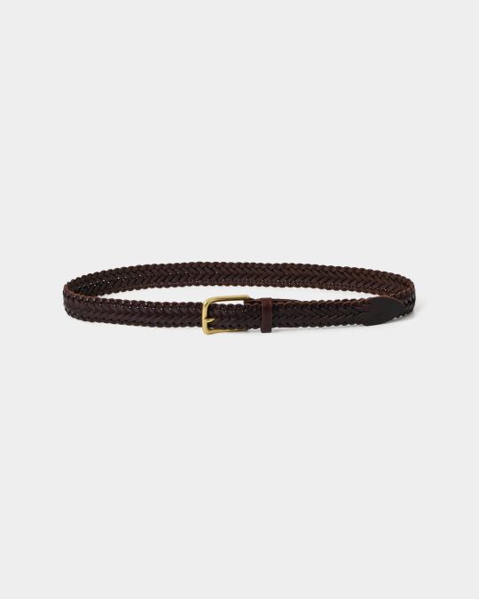 Alexandra Woven Leather Belt