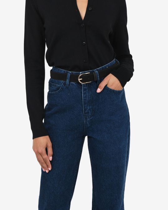 Kristen Suede Leather Belt