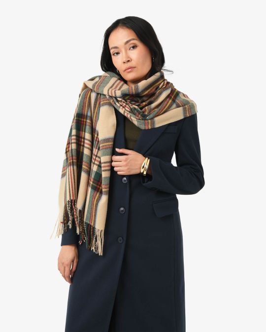 Lena Checked Scarf