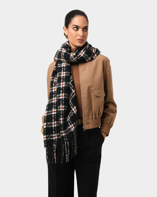 Dena Checked Scarf
