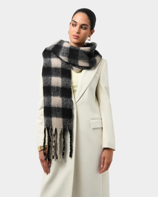 Elle Checked Scarf