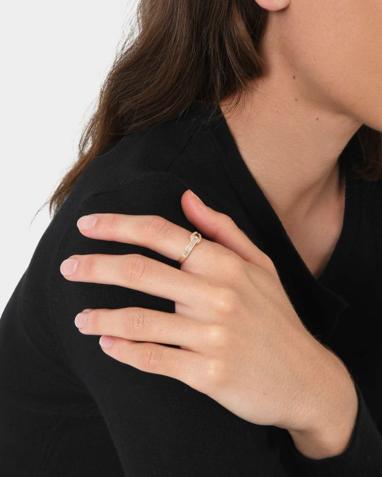 Kaily 16k Gold Plated Ring
