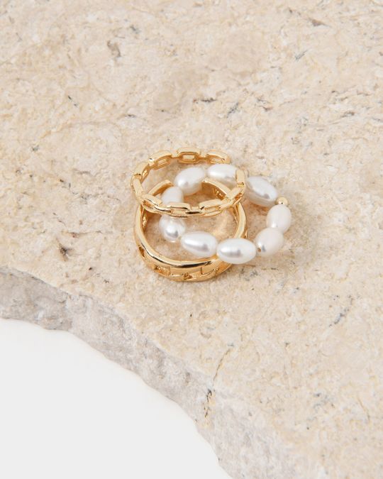 Jesslyn  3pc Rings Set