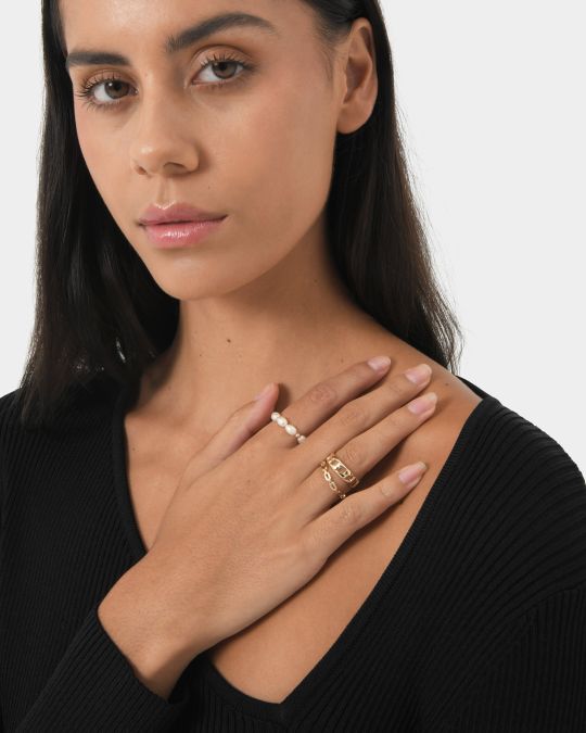 Jesslyn  3pc Rings Set