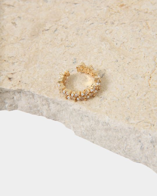 Viridiana 16k Gold Plated Ring