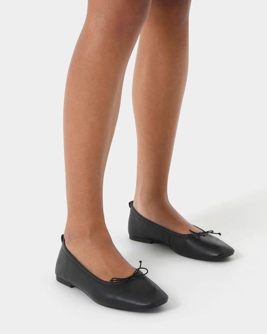 Lizbeth Leather Ballet Flat