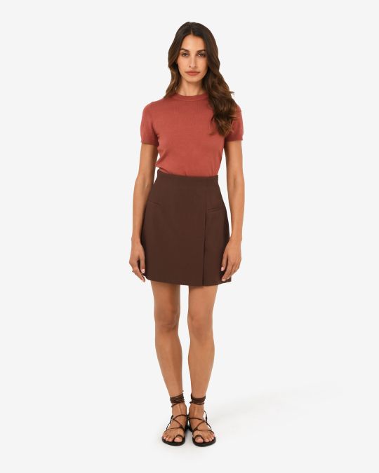 Nikki Mini Wrap Skirt