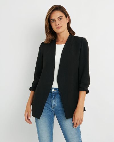Carter Collarless Blazer